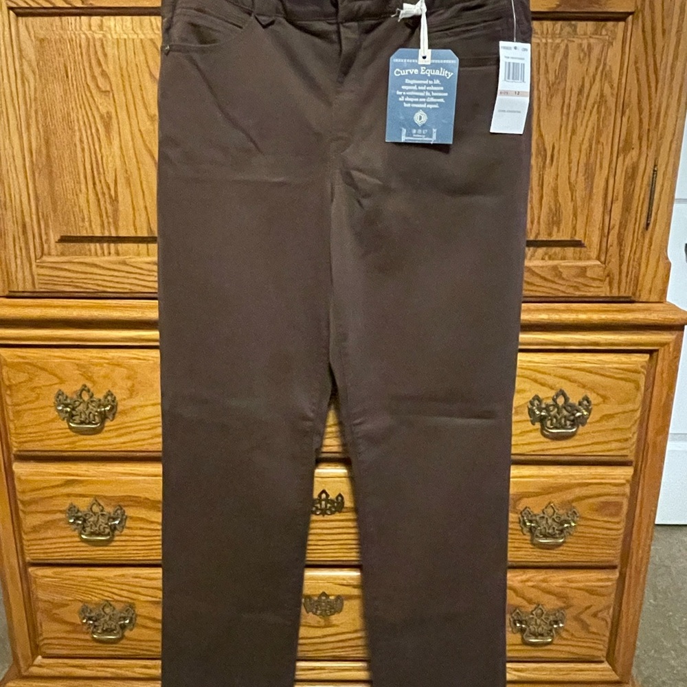 Women’s DEMOCRACY AB’solution Brown Pants Sz 12